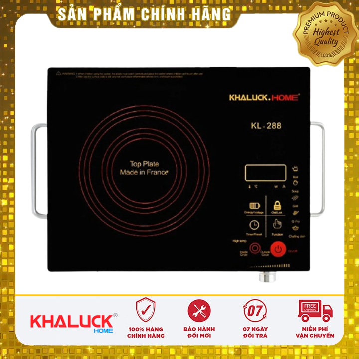 Bếp hồng ngoại KHALUCK KL-288 (Đen)