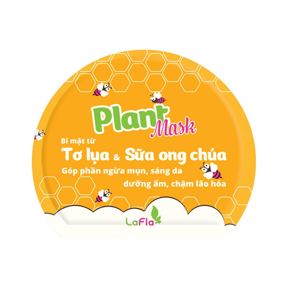 Mặt nạ tơ lụa sữa ong chúa plant mask