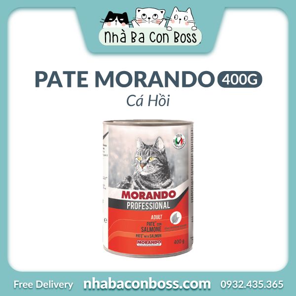 [Lon 400g] Pate Cho Mèo Morando