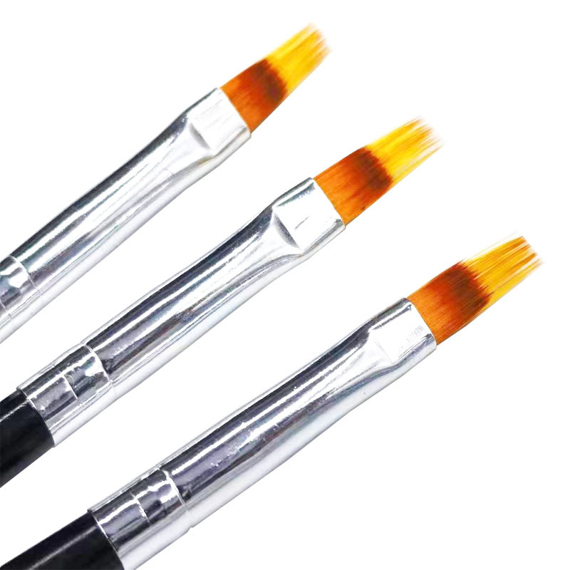 Cọ xước nail, cọ omber vẽ trang trí móng cán đen