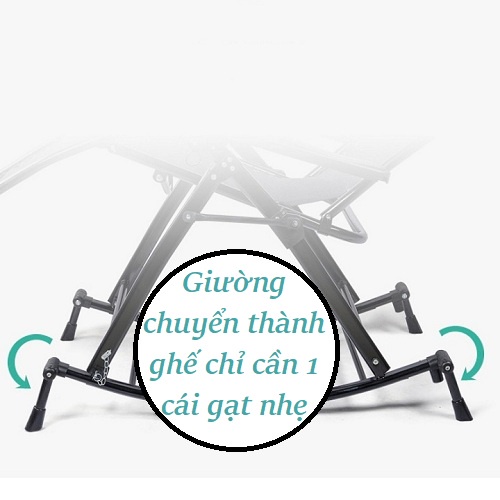 Ghế xếp bập bênh thư giãn, ghế lười gấp gọn ( KÈM ẢNH THẬT )