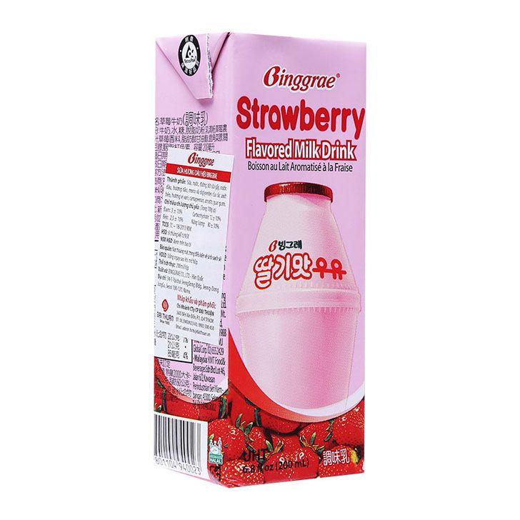 Sữa Dâu Binggrae 1 hộp