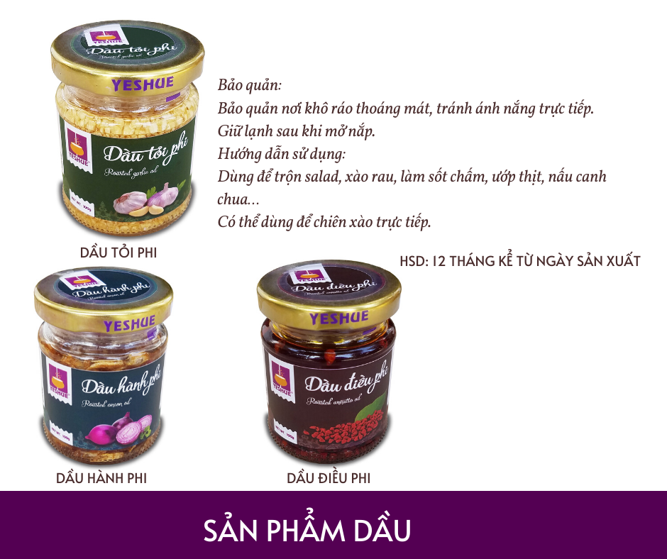 COMBO 4 HŨ GIA VỊ YESHUE