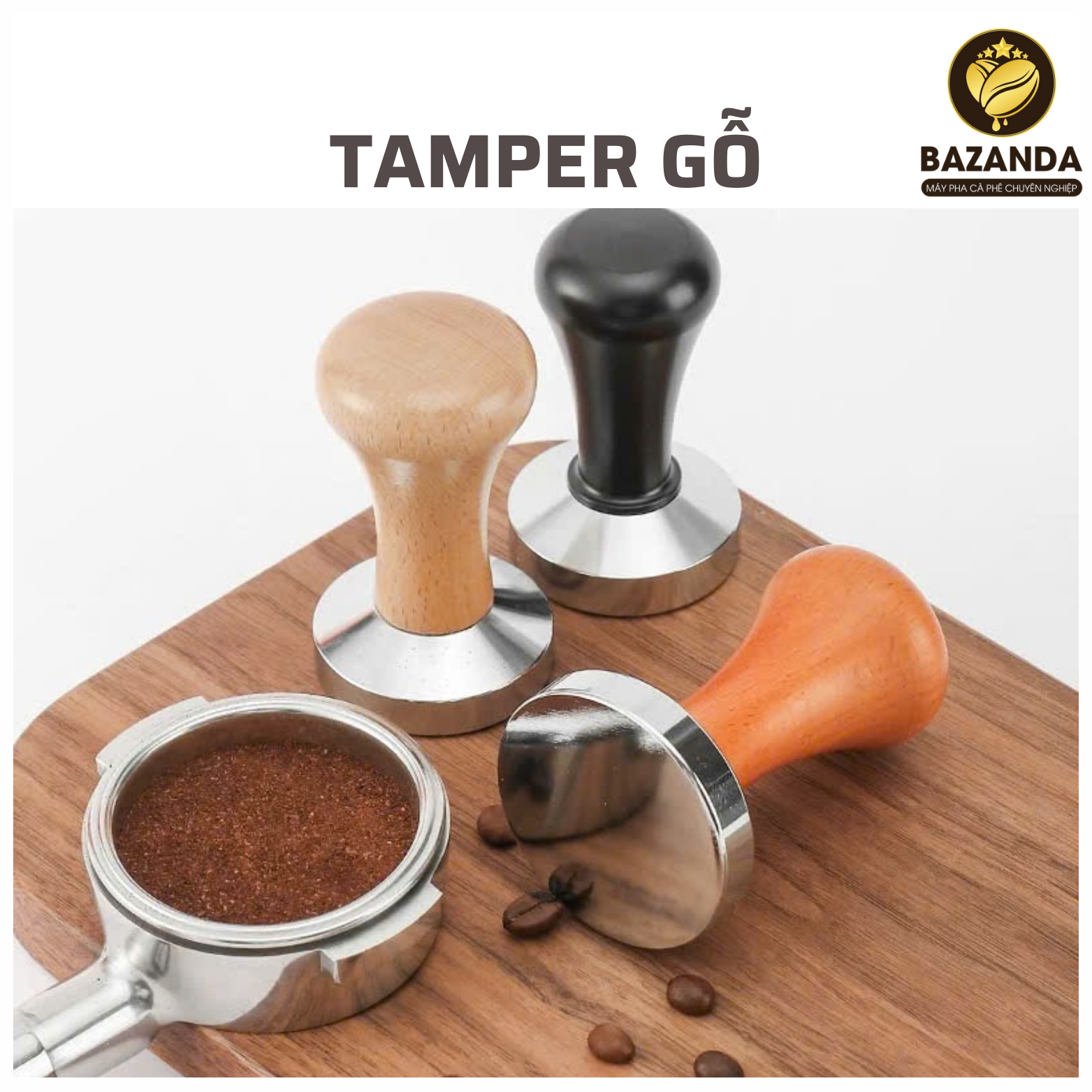DỤNG CỤ NÉN CÀ PHÊ TAMPER ESPRESSO – 58MM