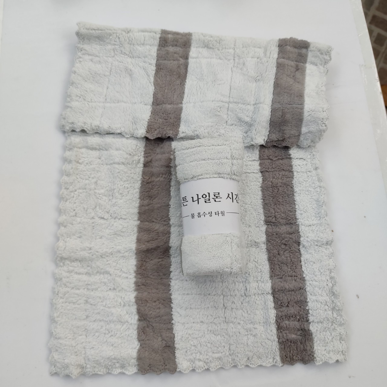 2 khăn mặt Hàn Quốc cotton siêu thấm kích thước 30x50cm