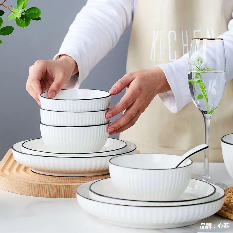 Bộ bát đĩa sứ xương cao cấp LP9S