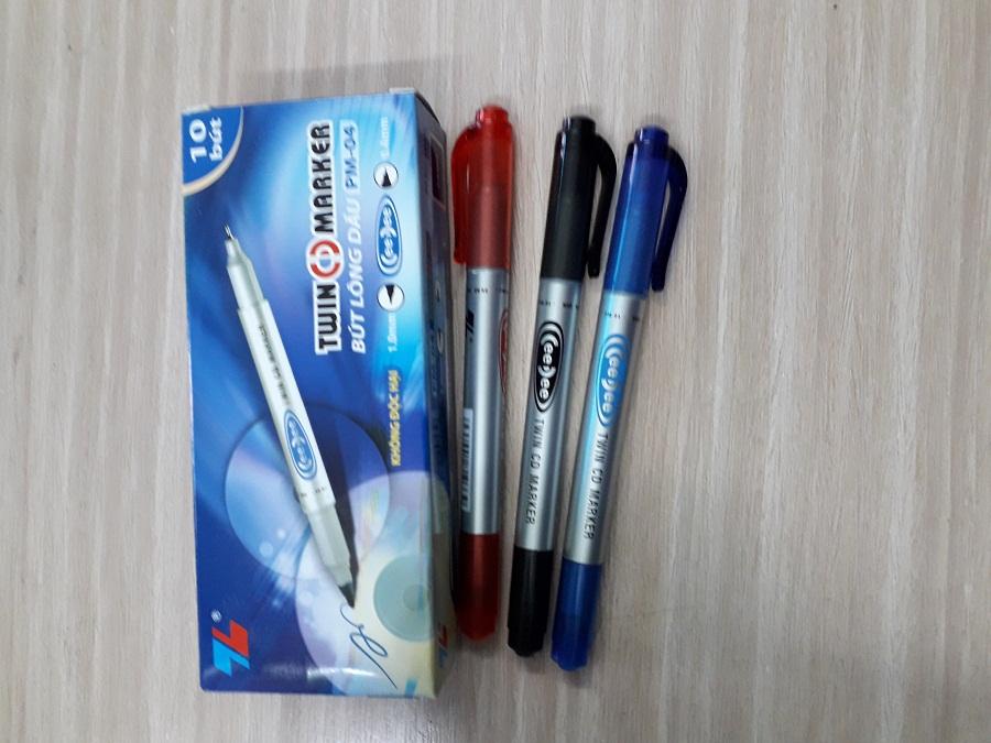 Bộ 3 cây bút lông dầu Thiên Long  PM-04