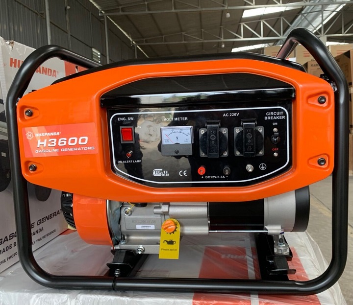 Máy phát điện chạy xăng 3kw huspanda h3600e đề