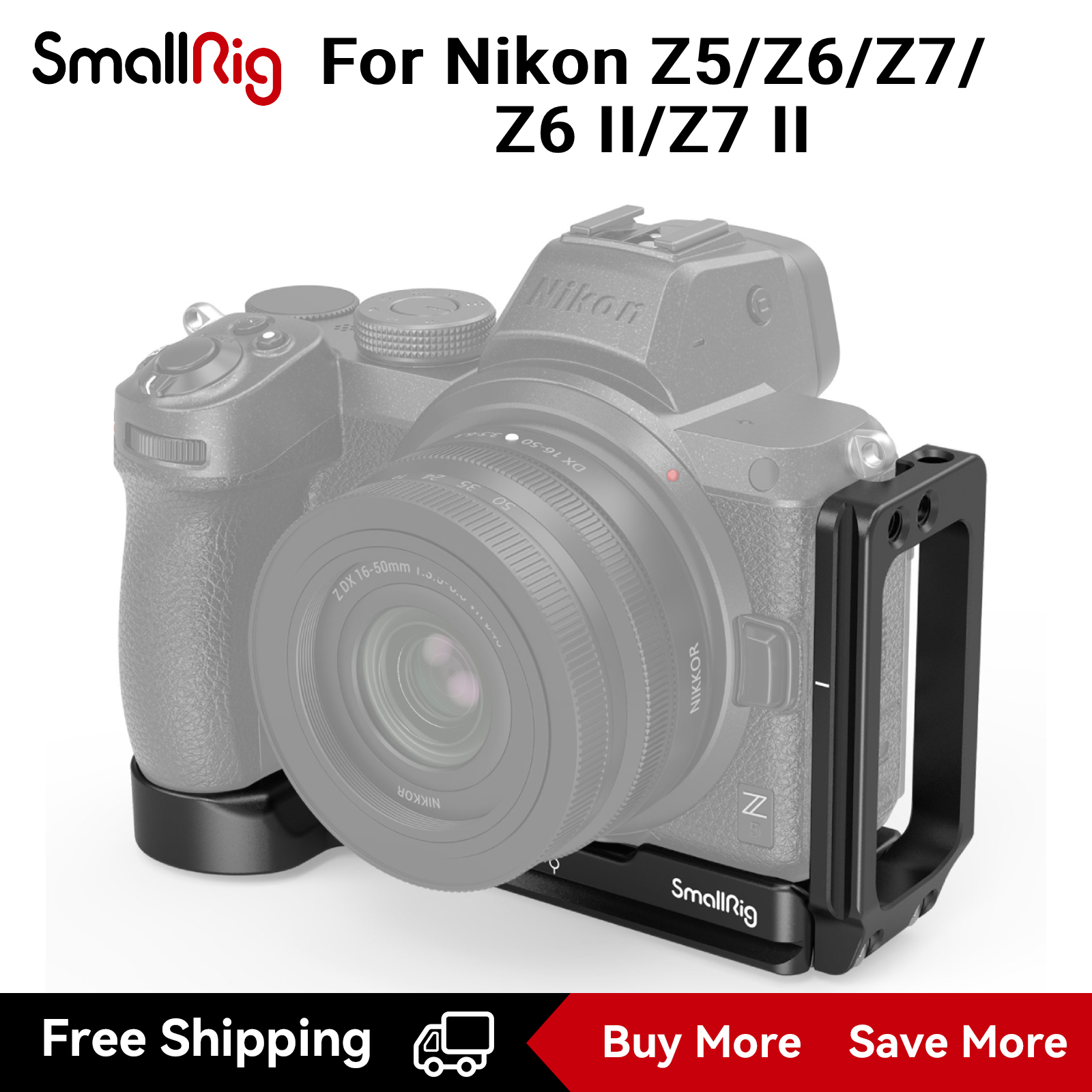 SmallRig Giá đỡ L cho Máy ảnh Nikon Z5 / Z6 / Z7 / Z6 II / Z7 II  2947