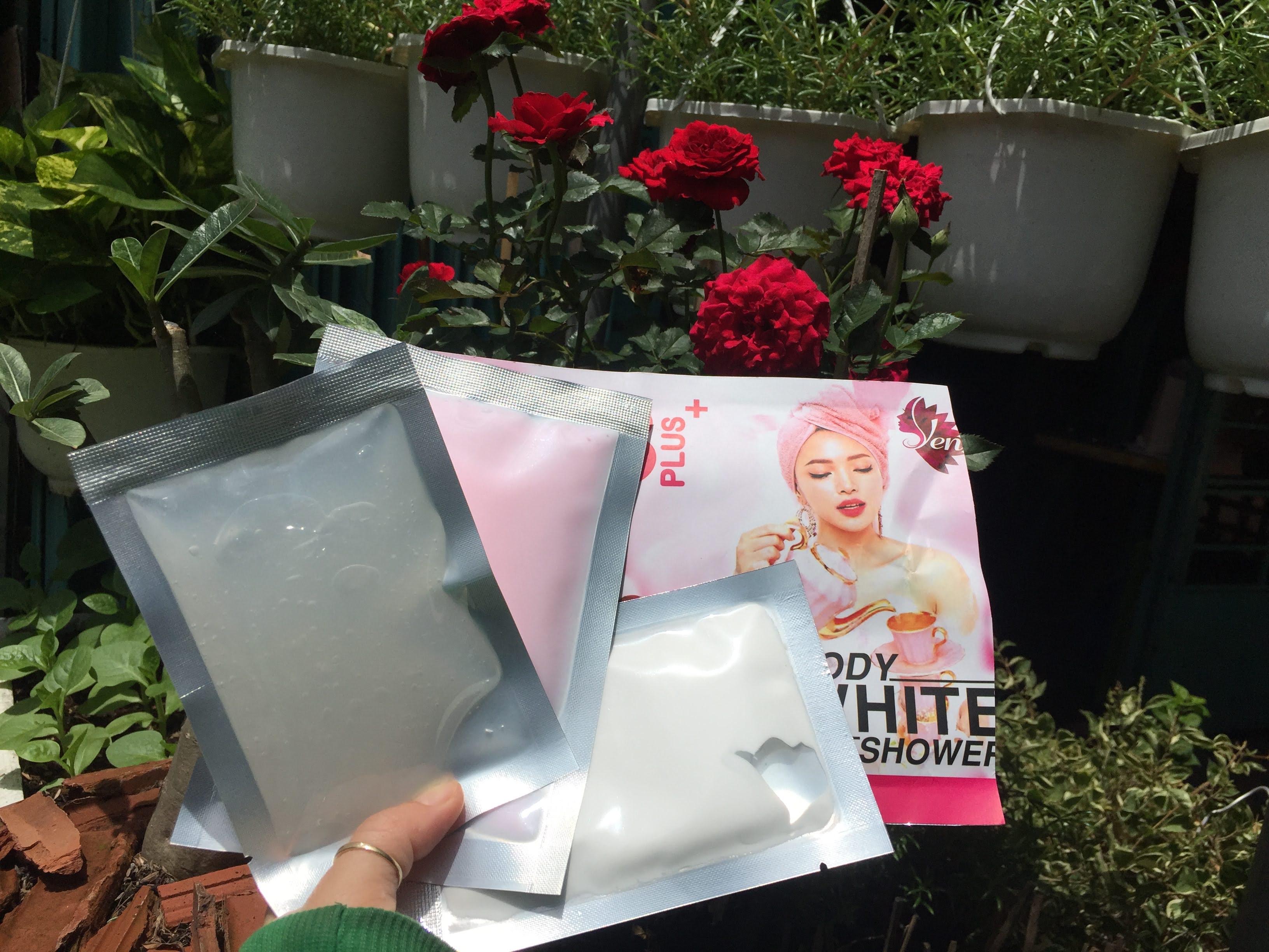 Set tắm trắng da Thái Lan Alpha Arbutin 390 gram