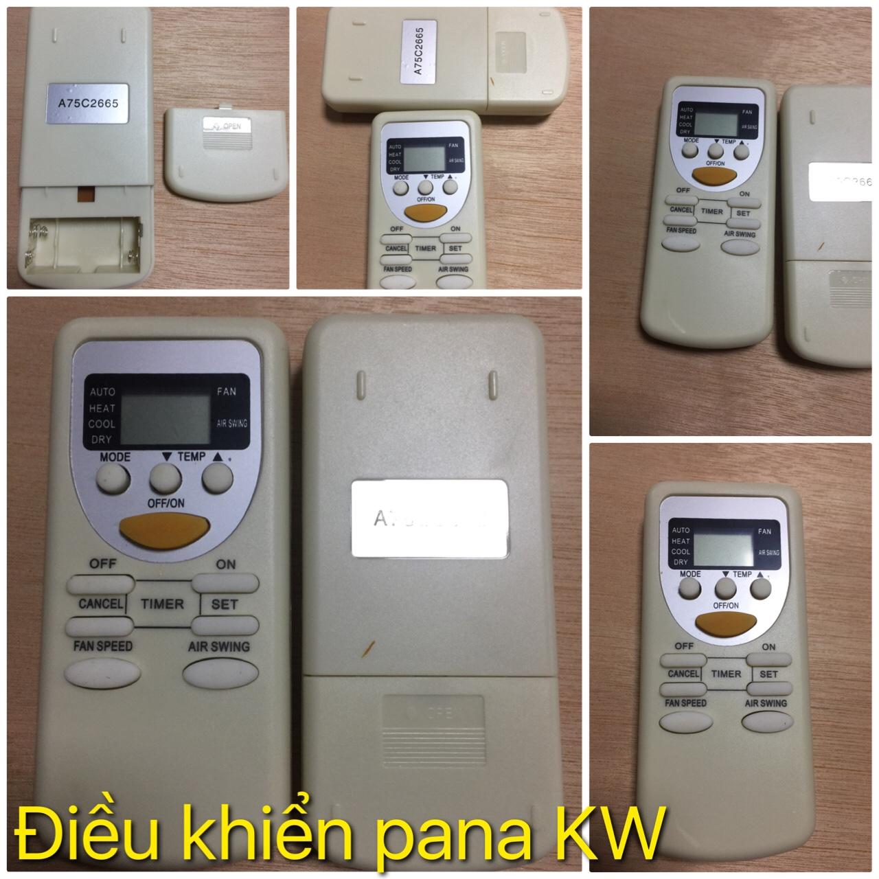 Remote (điều khiển) điều hòa Pana KW tiện dụng