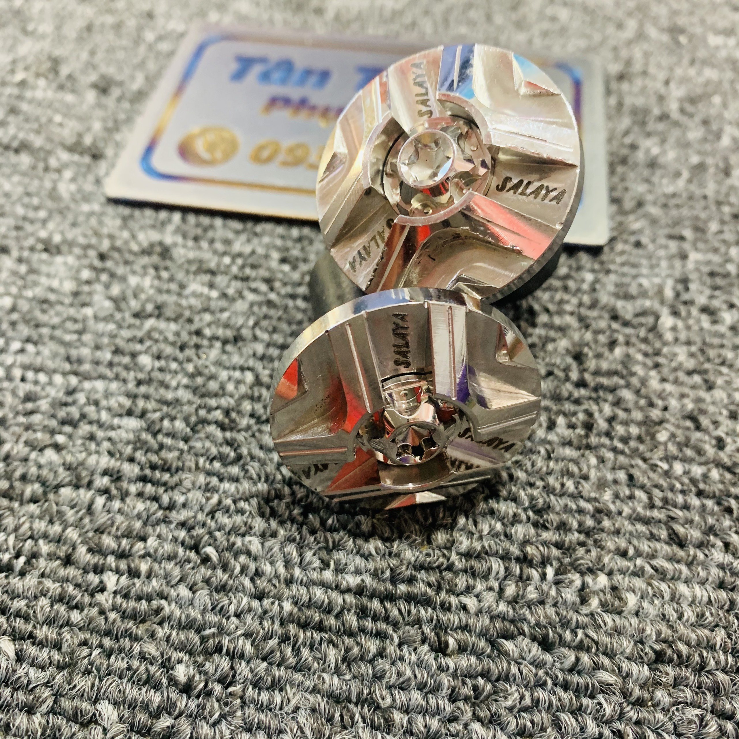 Gù Inox Salaya mẫu mới ( chữ khắc Salaya)