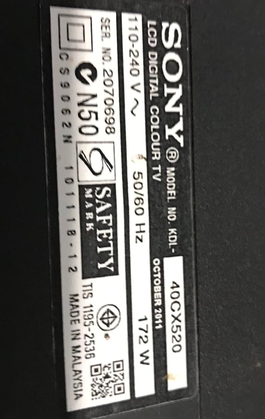 Bo mạch tivi Sony 40CX520