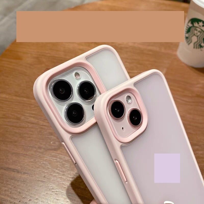 Ốp lưng iPhone 15 | 15 Plus Likgus Magic Smooth nhám mờ chống sốc , bảo vệ camera ( màu Hồng)