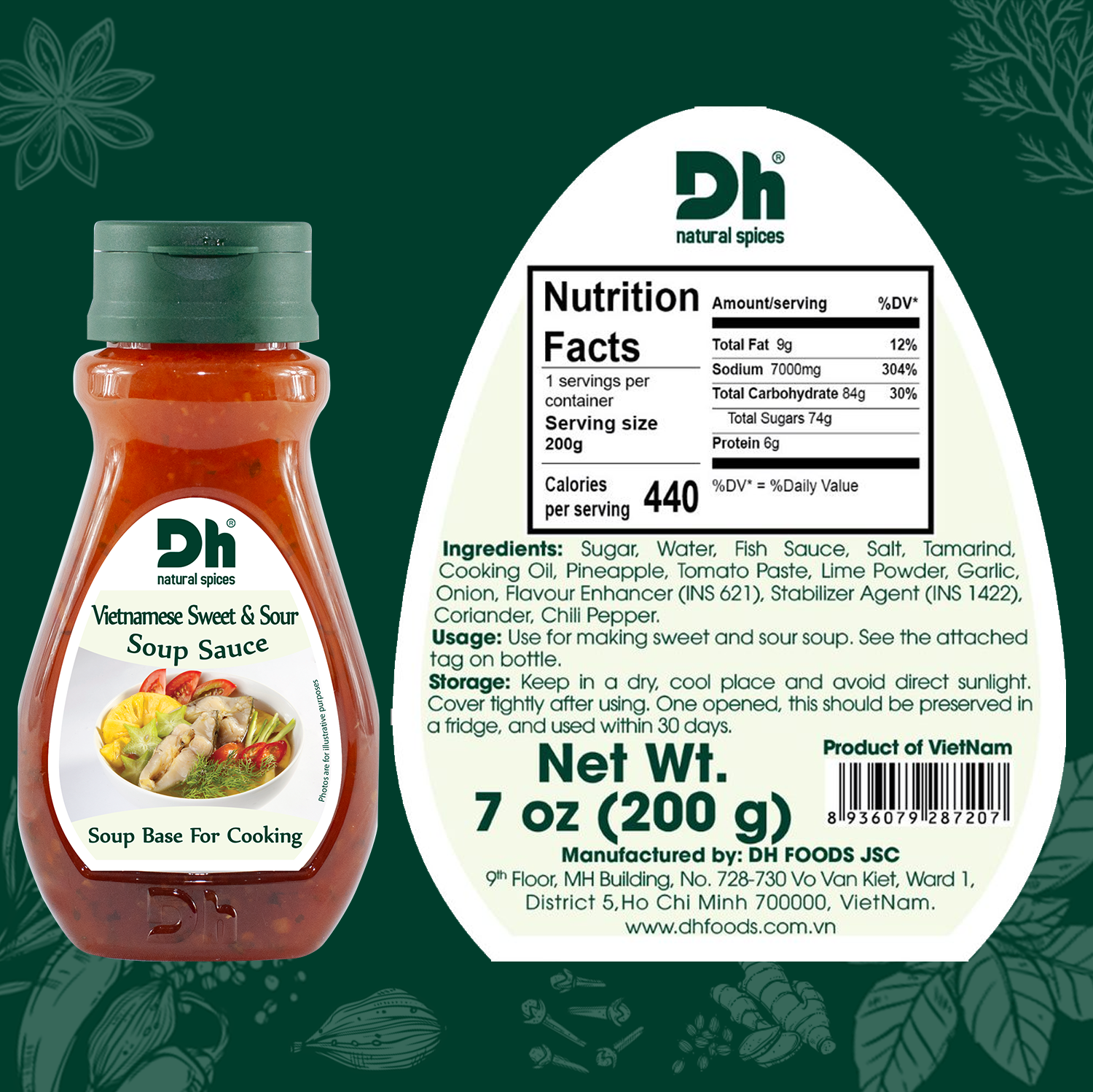 Sốt Lẩu Thái 200gr Dh Foods