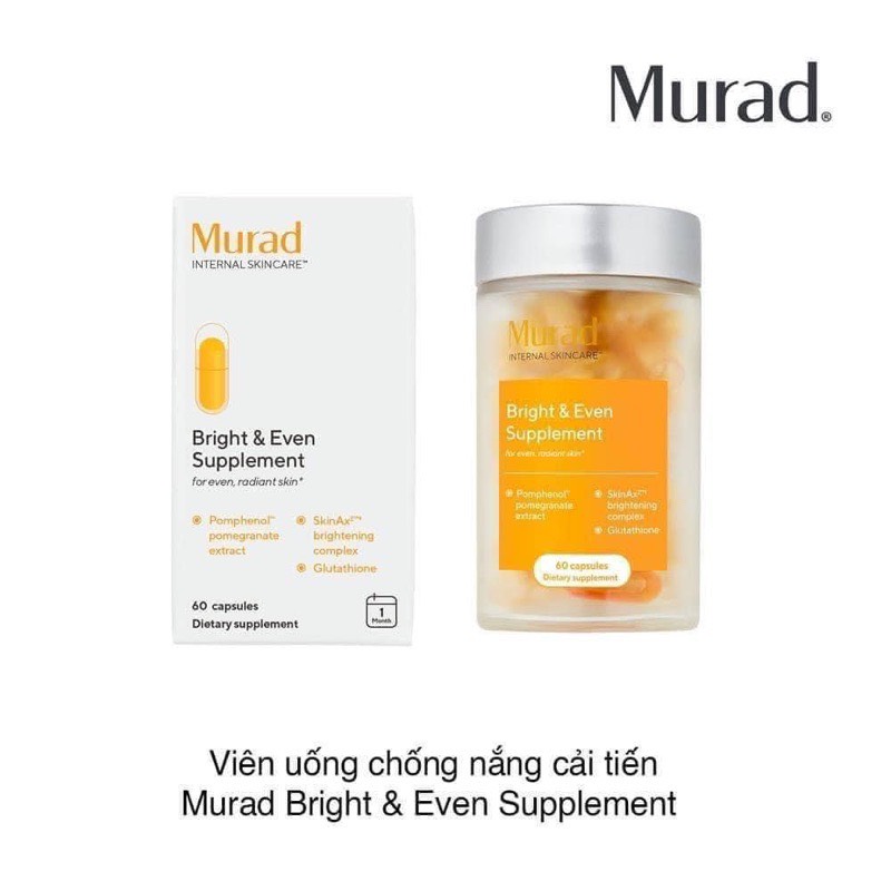 Viên Uống Chống Nắng Murad mẫu mới