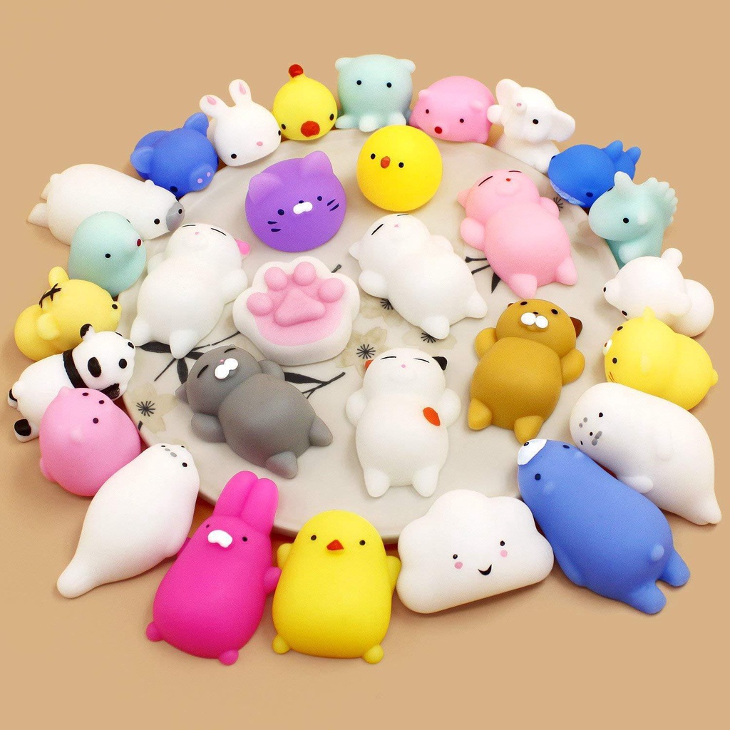 Combo 5/10 con Thú mochi xả stress - Đồ chơi thú mochi squishy