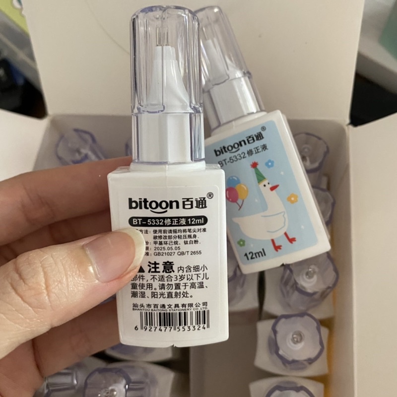 Bút Xoá Nước Bitoon Dễ Thương 12ml