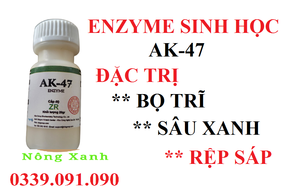AK 47 - ENZIM TRỪ SÂU - BỌ TRĨ (KHÔNG MÙI) AN TOÀN SỨC KHỎE - HIỆU QUẢ NGAY LẦN ĐẦU