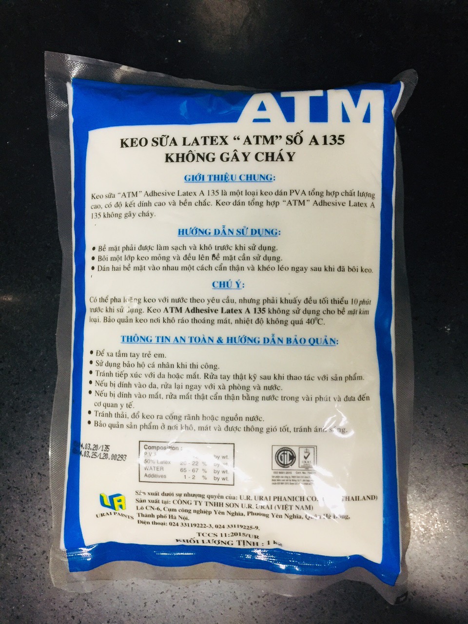 [HN] Keo sữa Latex ATM 135