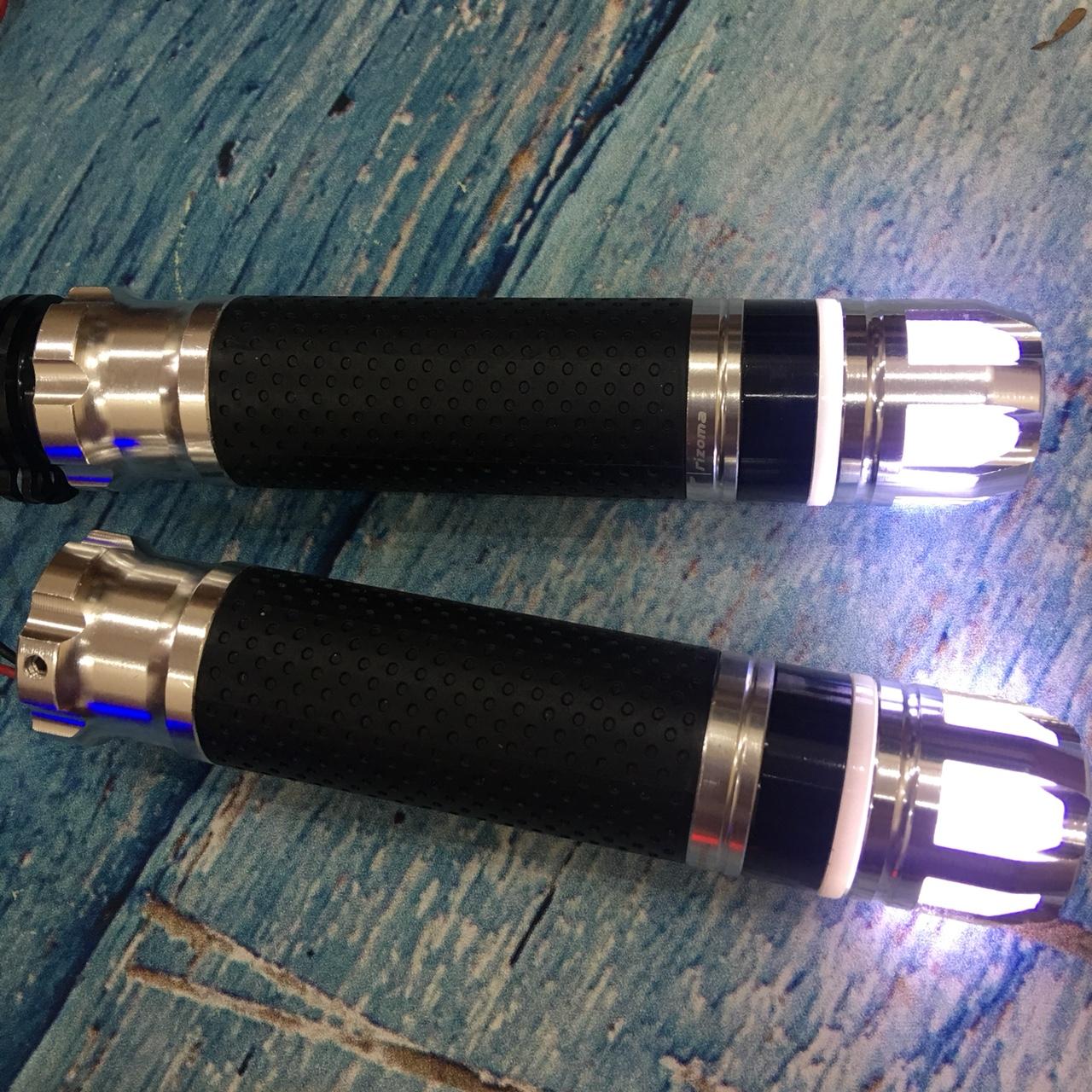 [ĐẸP CHẤT LUÔN]  Bộ 2 bao tay gù xoay đèn led 2 phần đầu siêu chất