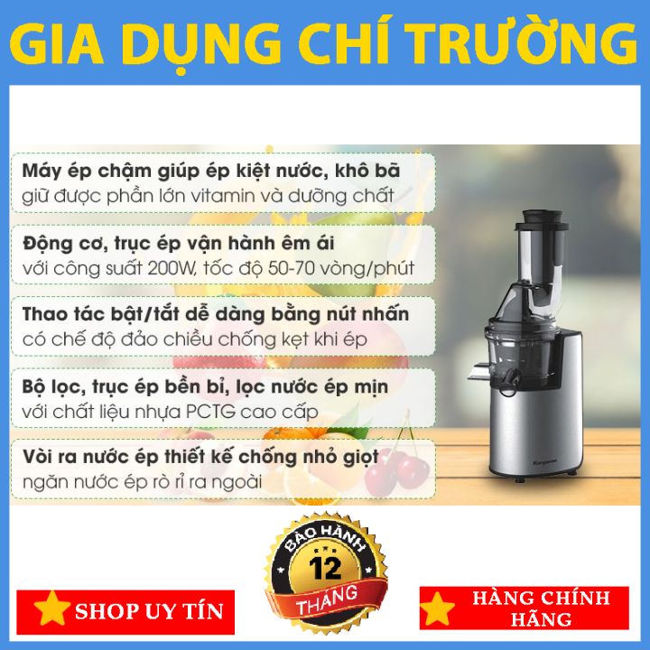 [MÁY ÉP CHẬM] Kangaroo KG1B6 Hàng Trưng Bày