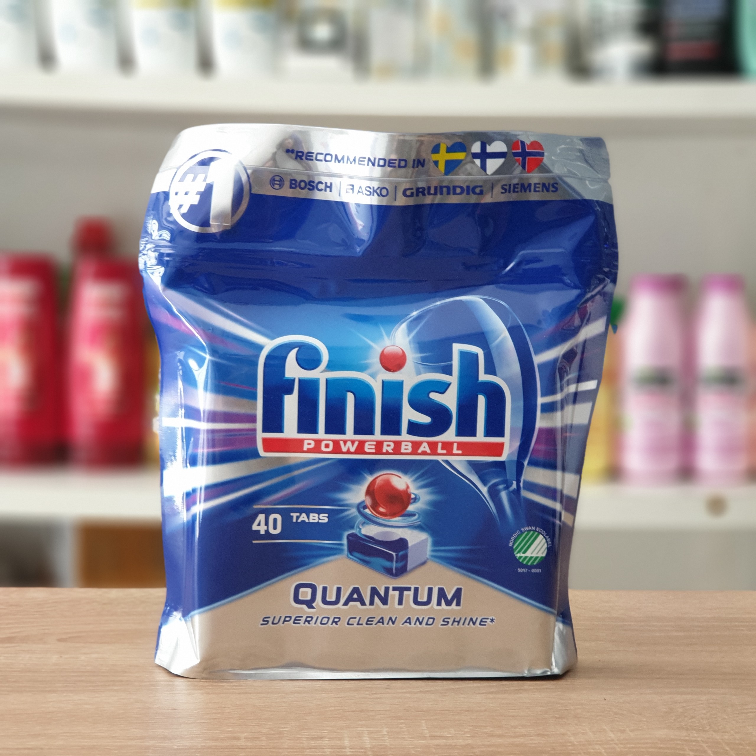Viên Rửa chén bát Finish Quantum Đức 40 viên