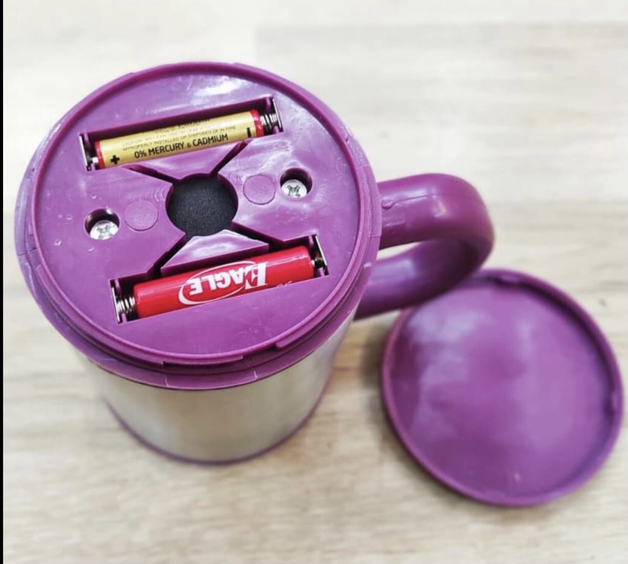 (tặng pin ) Cốc tự động khuấy glucema không dùng muỗng loại tốt - ly tự khuấy - cốc tự khuấy không dung thìa - ly tu khay - coc tu khuay