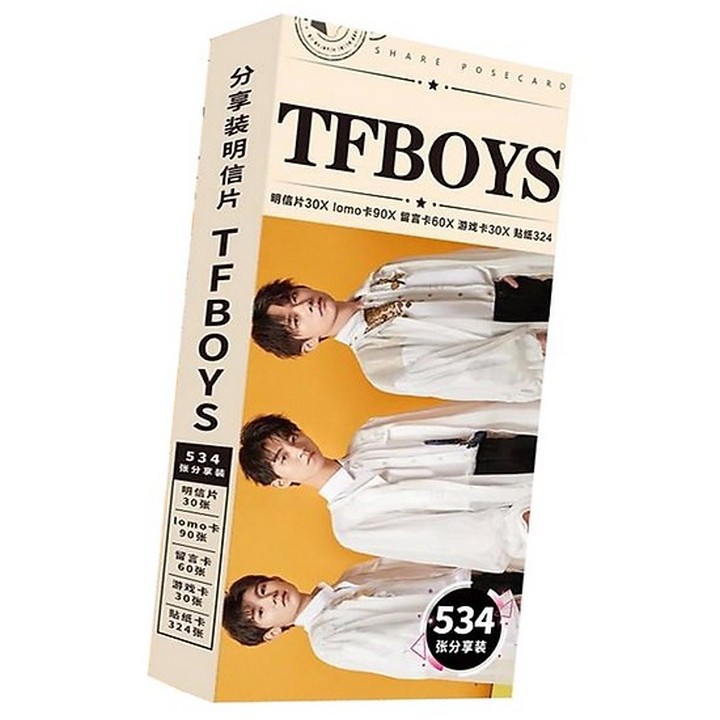 Hộp ảnh postcard TFBOYS