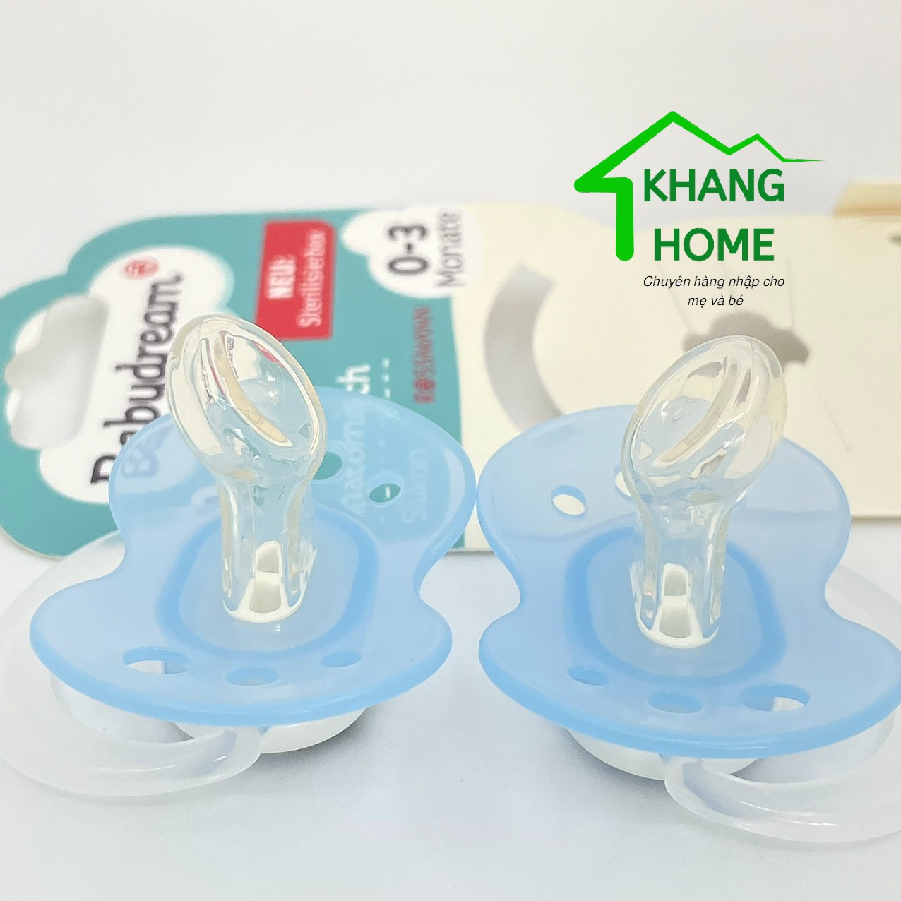 NÚM VÚ/TI GIẢ BABYDREAM SIZE 0 - 3 THÁNG (LOẠI 1 CÁI HOẶC 2 CÁI/SET)