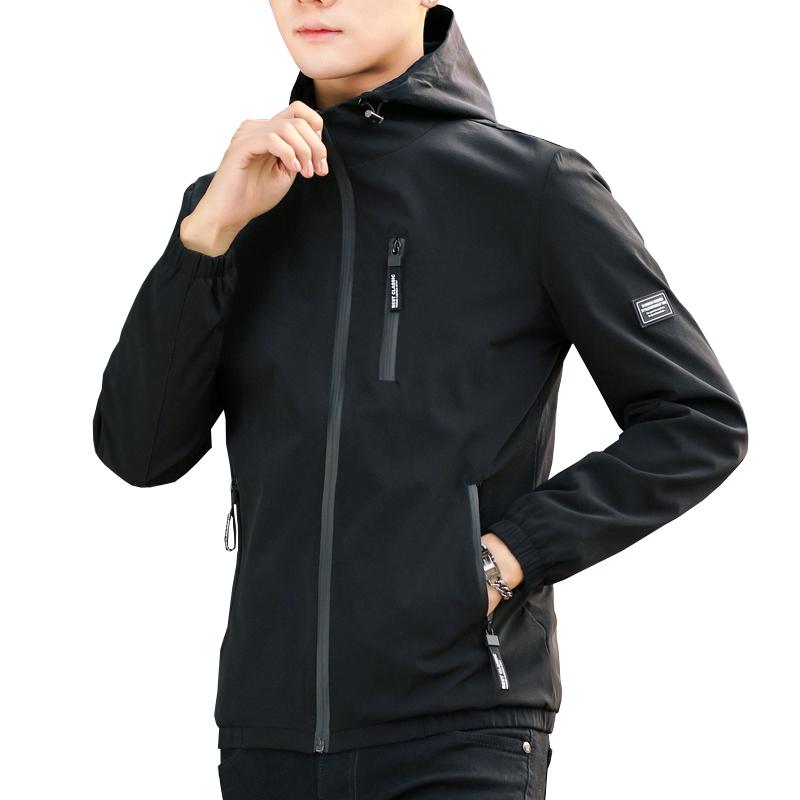Áo Khoác dù nam có nón hàn quốc KHAVI NB19 (xám)
