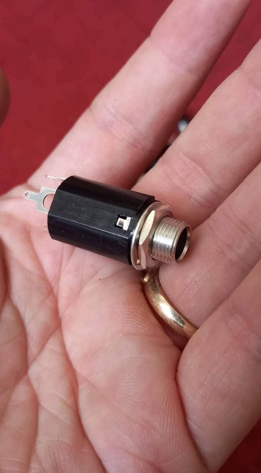 Jack 6 ly âm (cái) Stereo hàn máy hình trụ