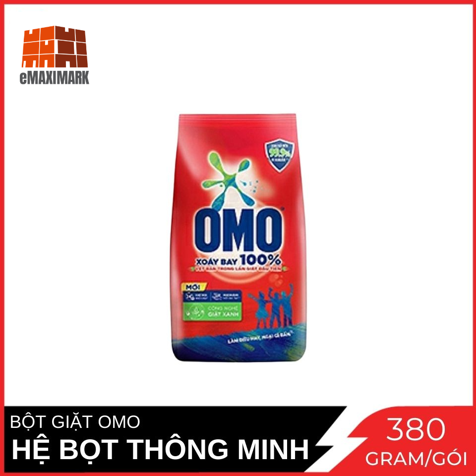 Bột giặt omo hệ bọt thông minh gói 380g