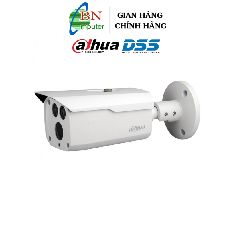 Camera Dahua HFW 1200DP HDCVI Tem Dss camera an ninh 2.0MP, camera quan sát nhà xưởng, thân sắt ống to