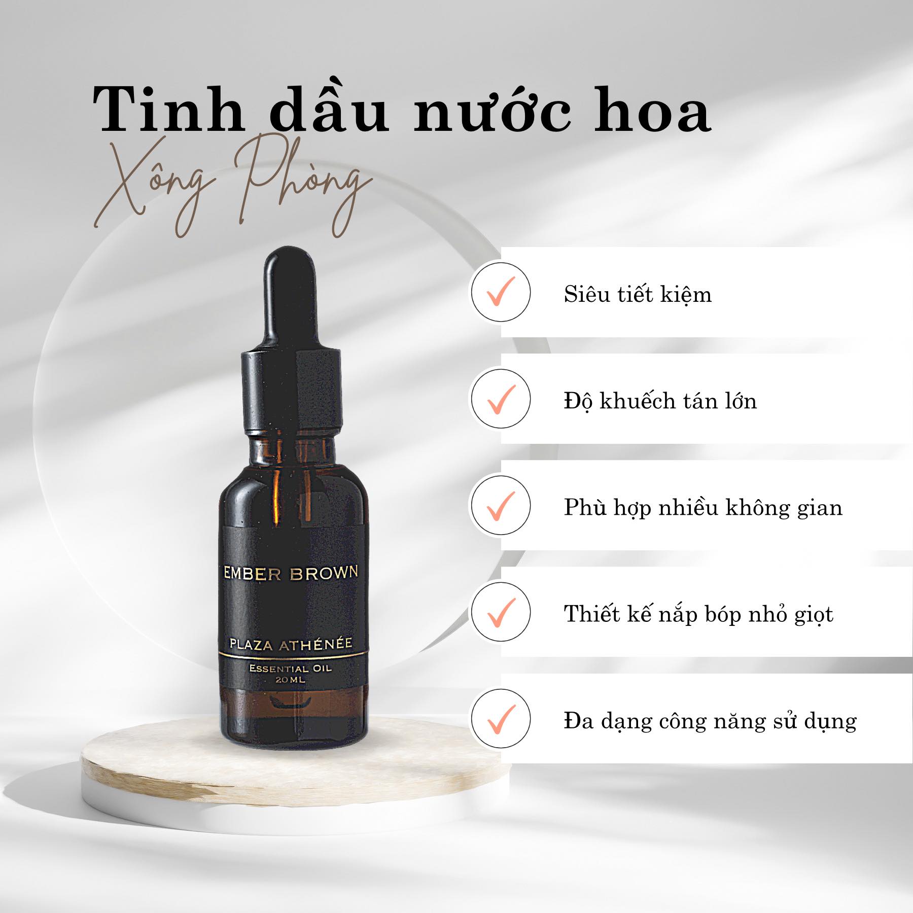 Ember Brown - Tinh Dầu Nước Hoa Xông Phòng Cao Cấp