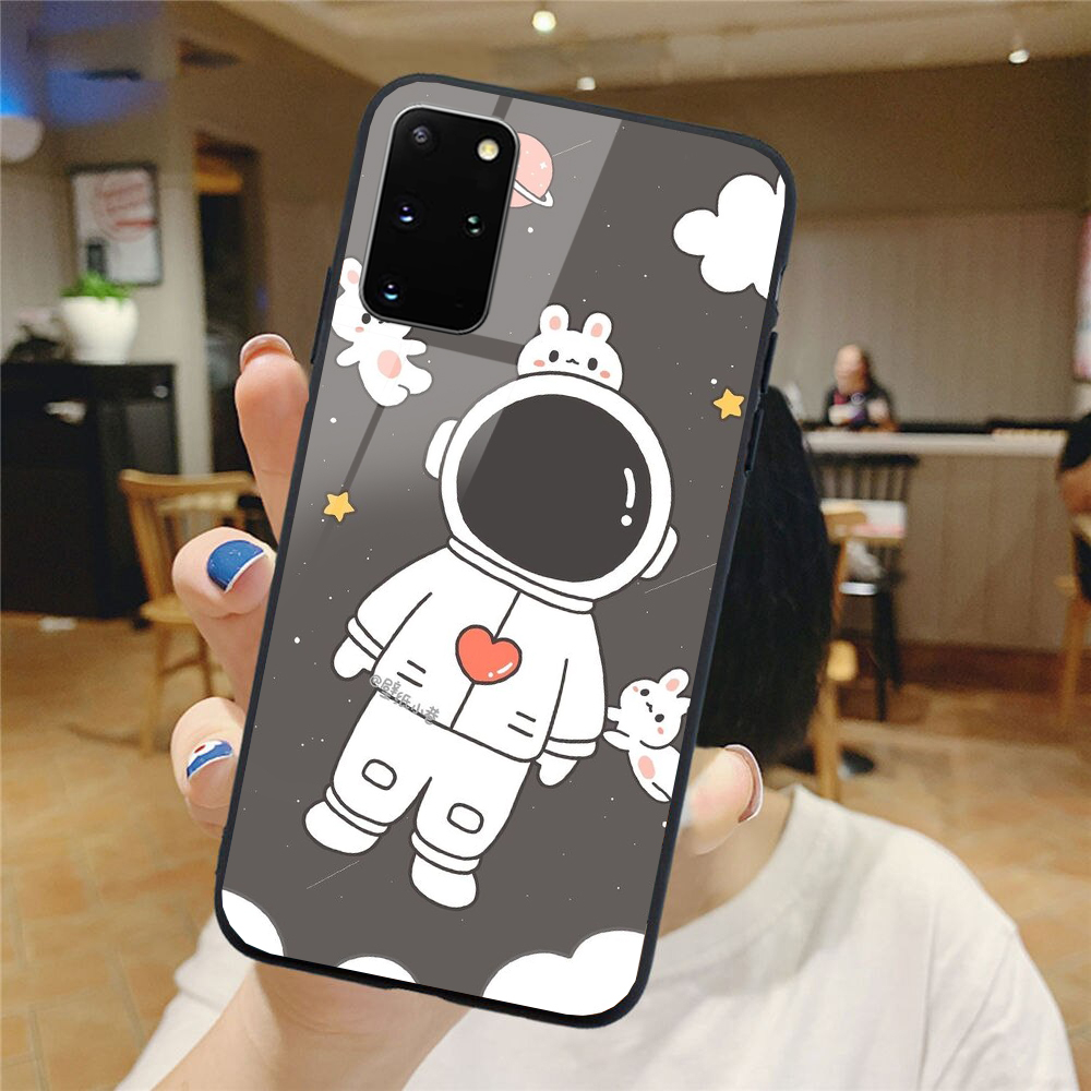 Ốp Lưng SAMSUNG S20, S20 PLUS/ S20+, S20 FE mặt kính cao cấp phi hành gia