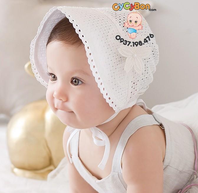 Nón Vải Cho Bé Kiểu Cô Gái Hà Lan