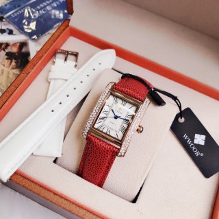 (Rẻ hơn hoàn tiền) Đồng hồ đeo tay cao cấp WWOOR 8806 chính hãng bằng inox với dây da hợp thời trang thumbnail