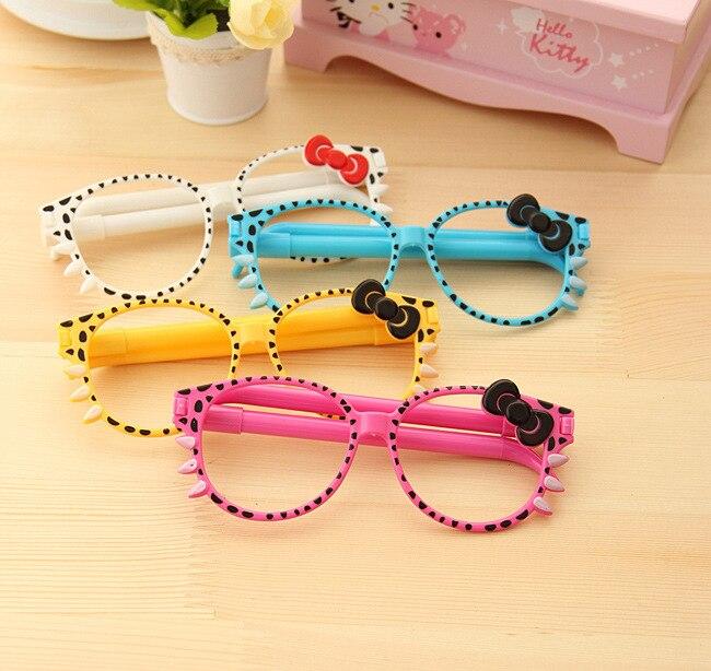 Bút Bi Mắt Kính Kitty Đáng Yêu
