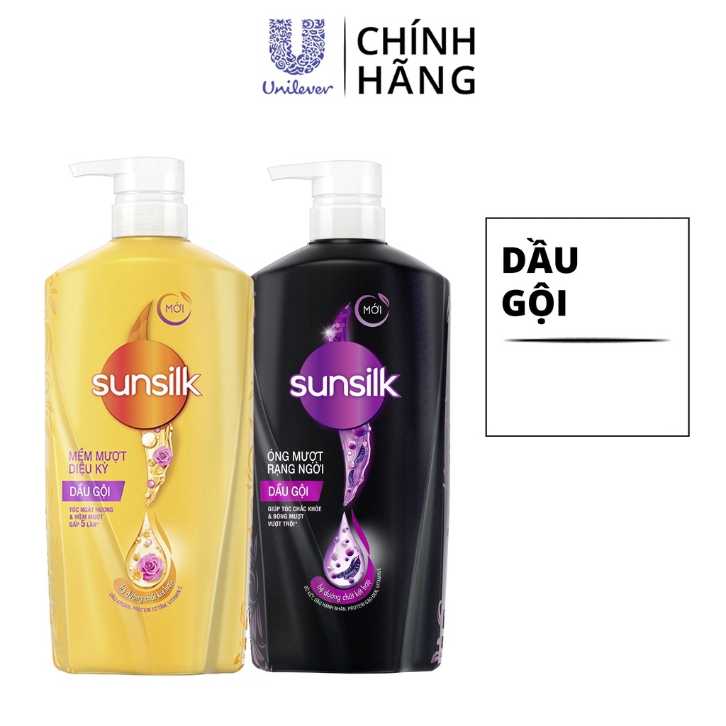 DẦU GỘI SUNSILK CHAI 650G / 900G