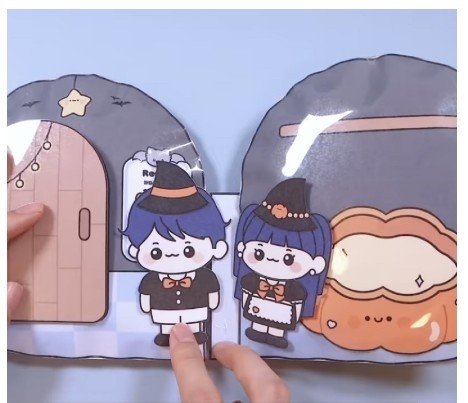 SQUISHY MAGICAL búp bê giấy-Happyfunny