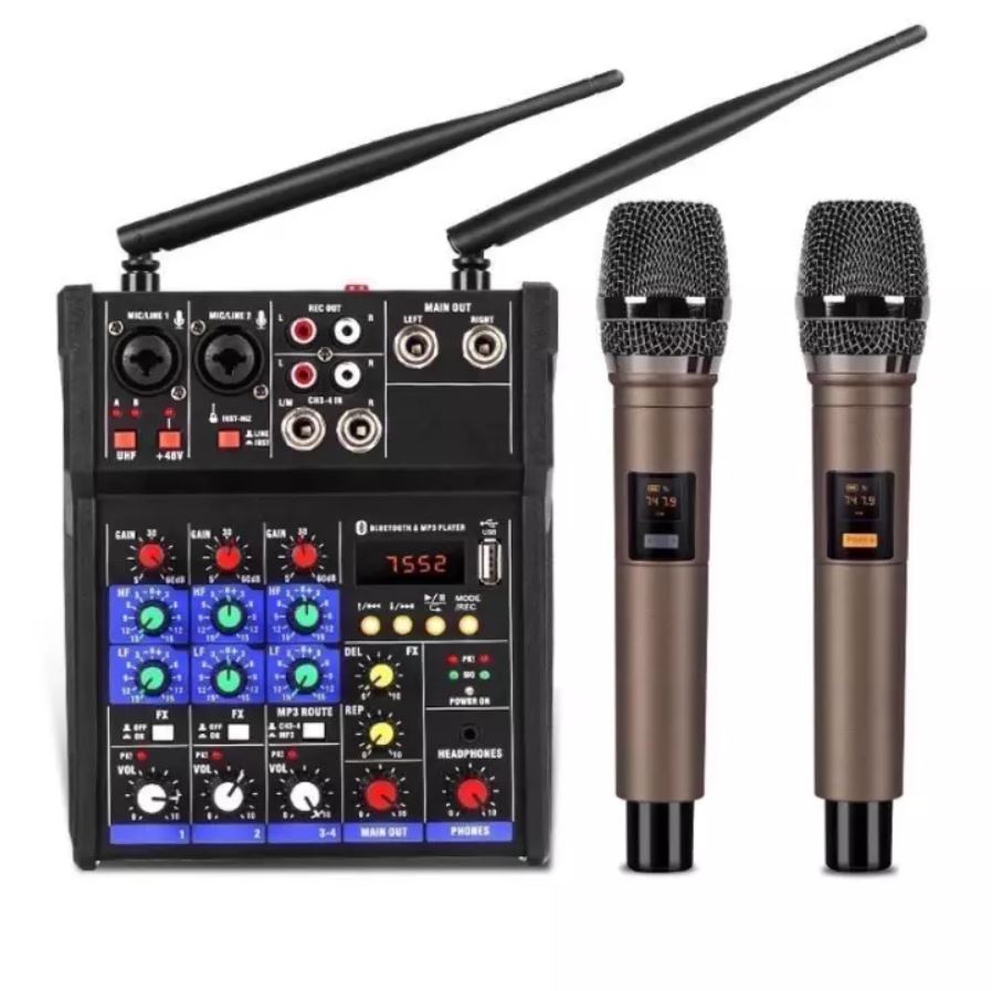 Bộ Mixer Yamaha G4 USB Cao Cấp.