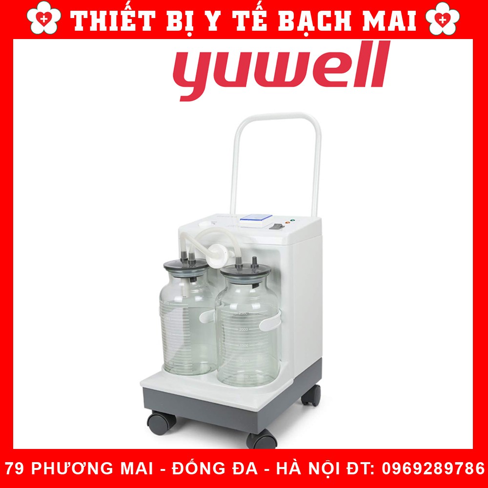 Máy Hút Dịch Đờm 2 Bình YUWELL 7A-23D [, BẢO HÀNH 02 NĂM]