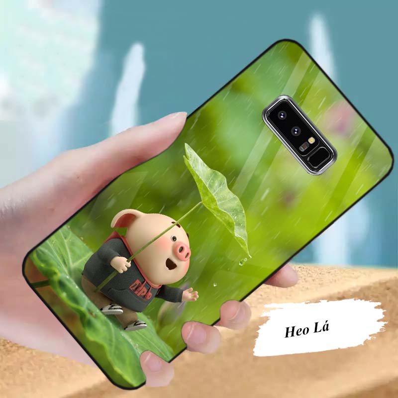 Ốp Samsung Galaxy Note 8 Lưng Kính Cường Lực Sáng Bóng