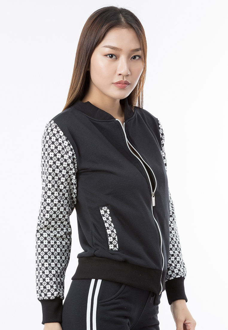 Áo khoác nữ bomber form rộng Phúc An 4014n
