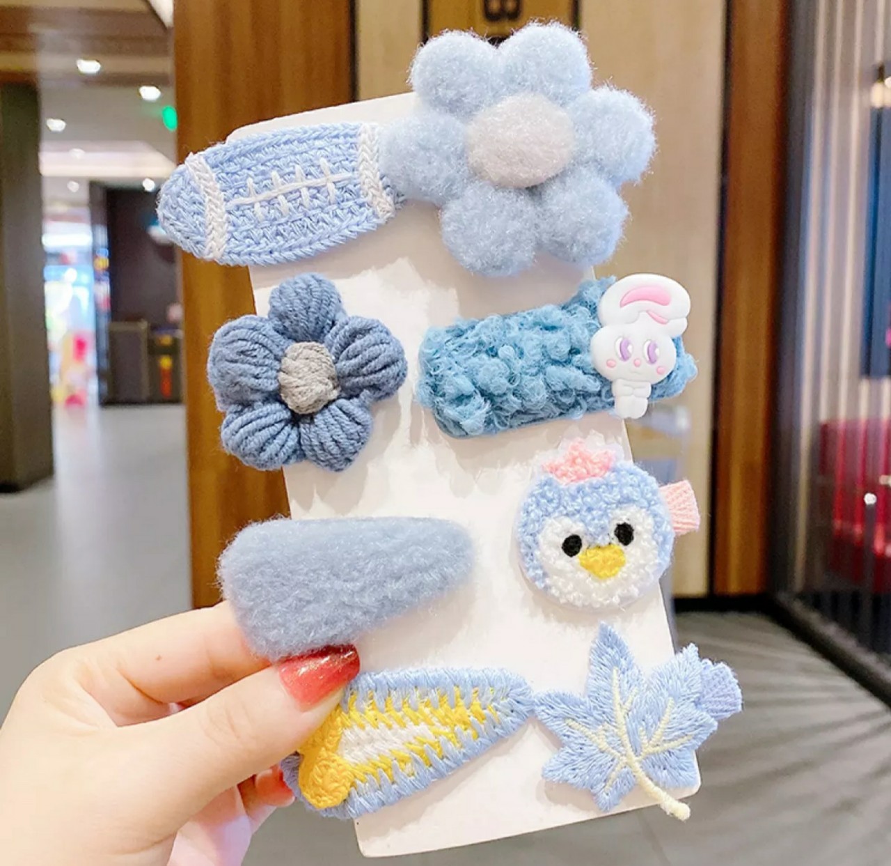 [HCM]Set 8 kẹp tóc xinh xắn - UniLabel