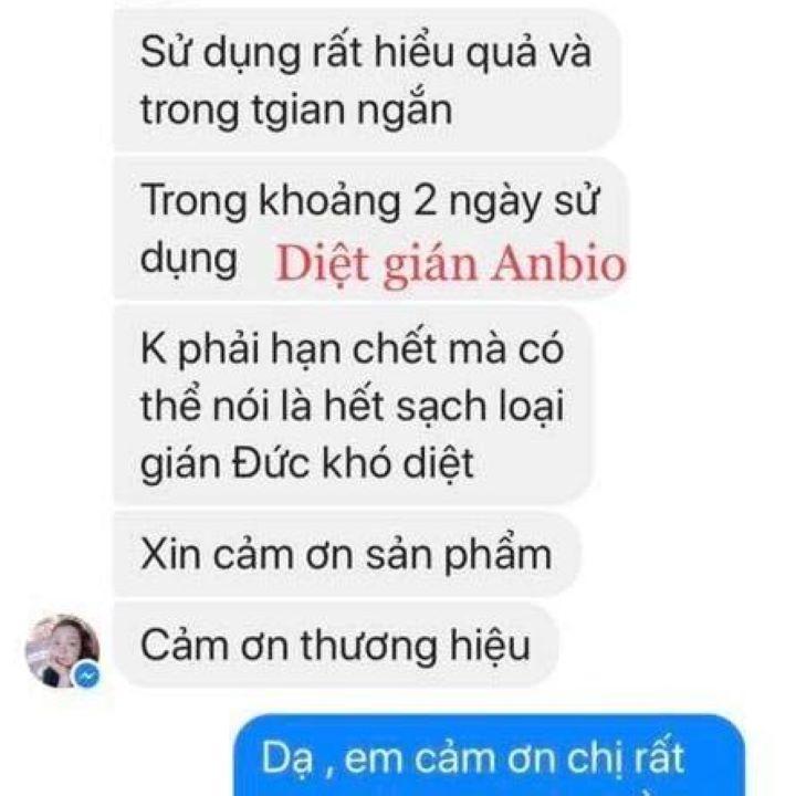 Combo 3 Lọ Thuốc Diệt Kiến - Gián Sinh Học ANBIO