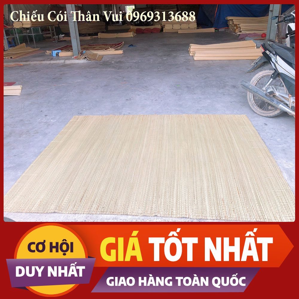 Chiếu Cói Trắng Siêu Rẻ Kích Thước 1m2 / 1m5 / 1m6