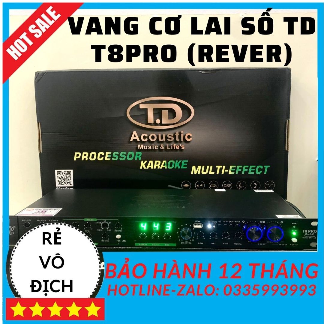 Vang cơ lai số TD T8pro (rever), vang cơ t8pro