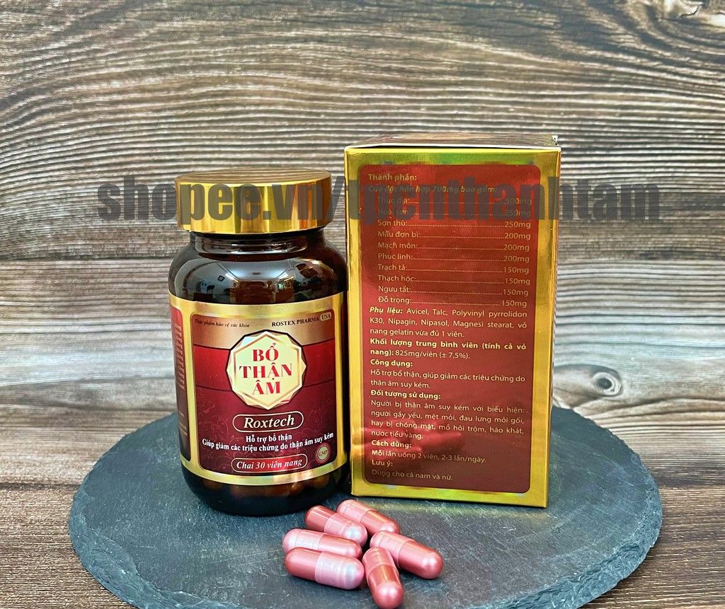 Viên uống BỔ THẬN ÂM hỗ trợ bổ thận, giảm các triệu chứng do thận suy kém – Hộp 30 viên